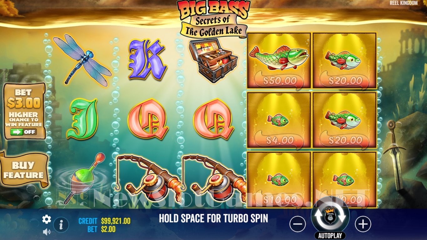 Big Bass Secrets of the Golden Lake Slot Slot Image in Demo - pic. 8