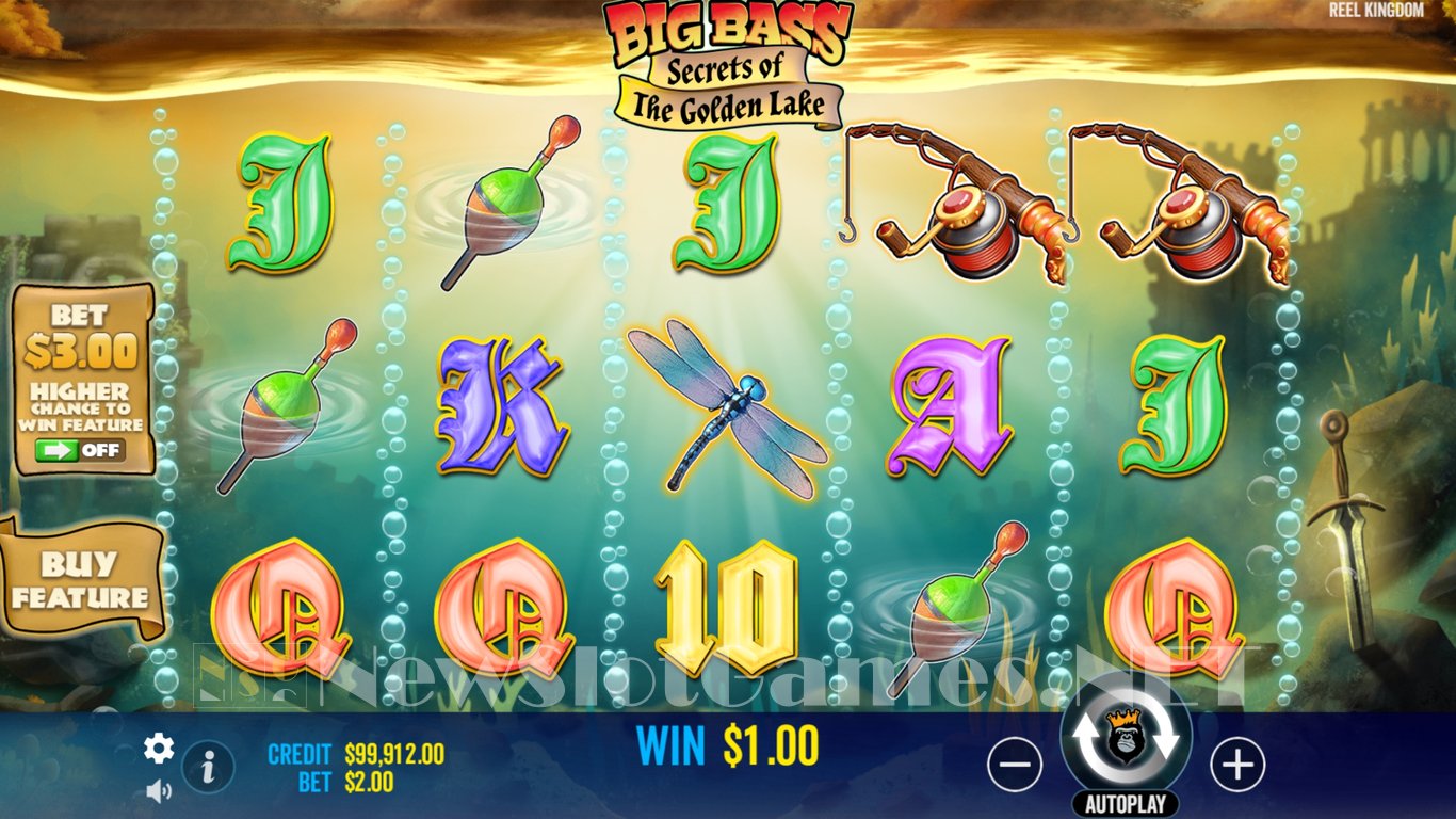 Big Bass Secrets of the Golden Lake Slot Slot Image in Demo - pic. 9