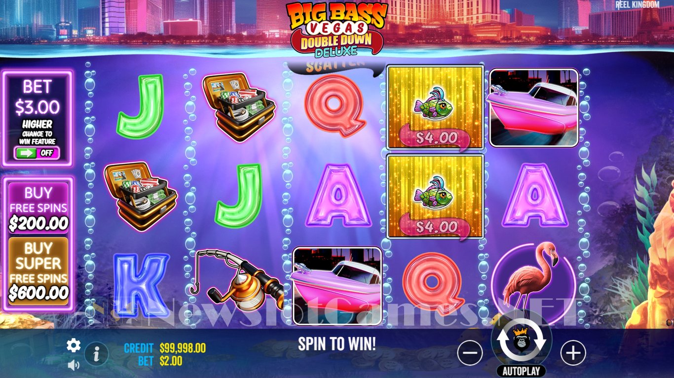 Big Bass Double Down Deluxe Slot Demo Image