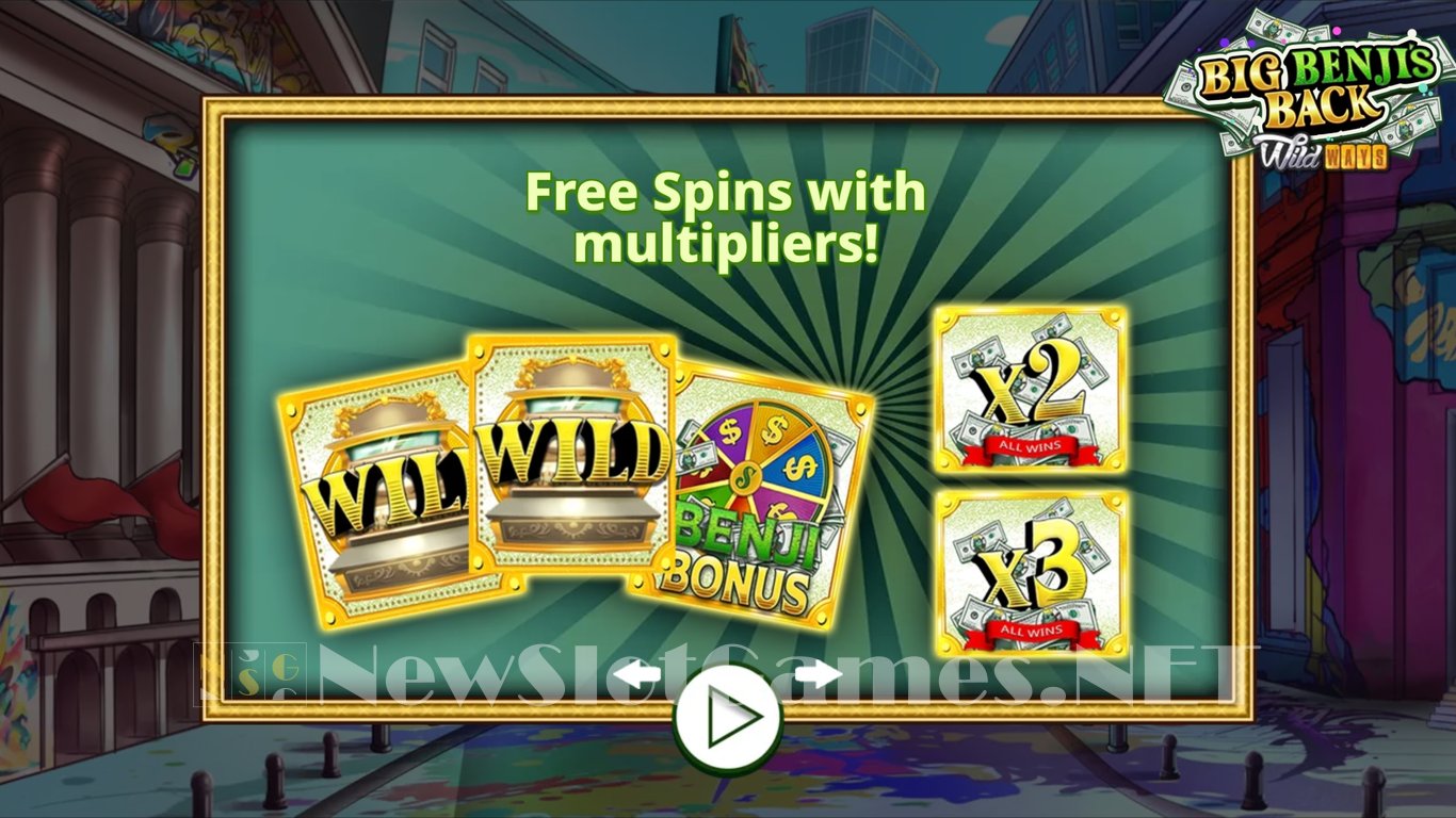 Big Benjis Back WildWays Slot Demo Image