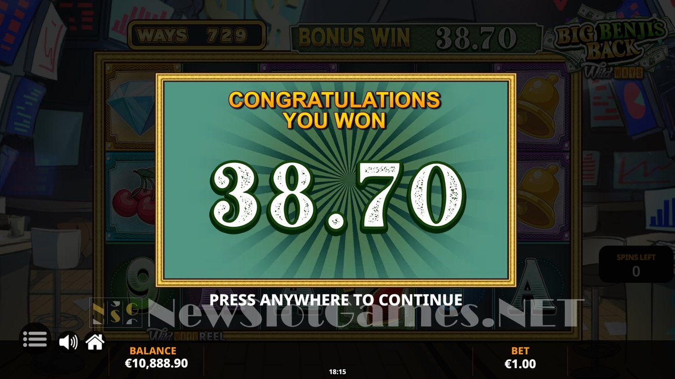 Big Benjis Back WildWays Slot Slot Image in Demo - pic. 18