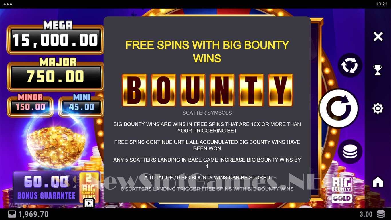 Big Bounty Gold Slot Slot Image in Demo - pic. 10