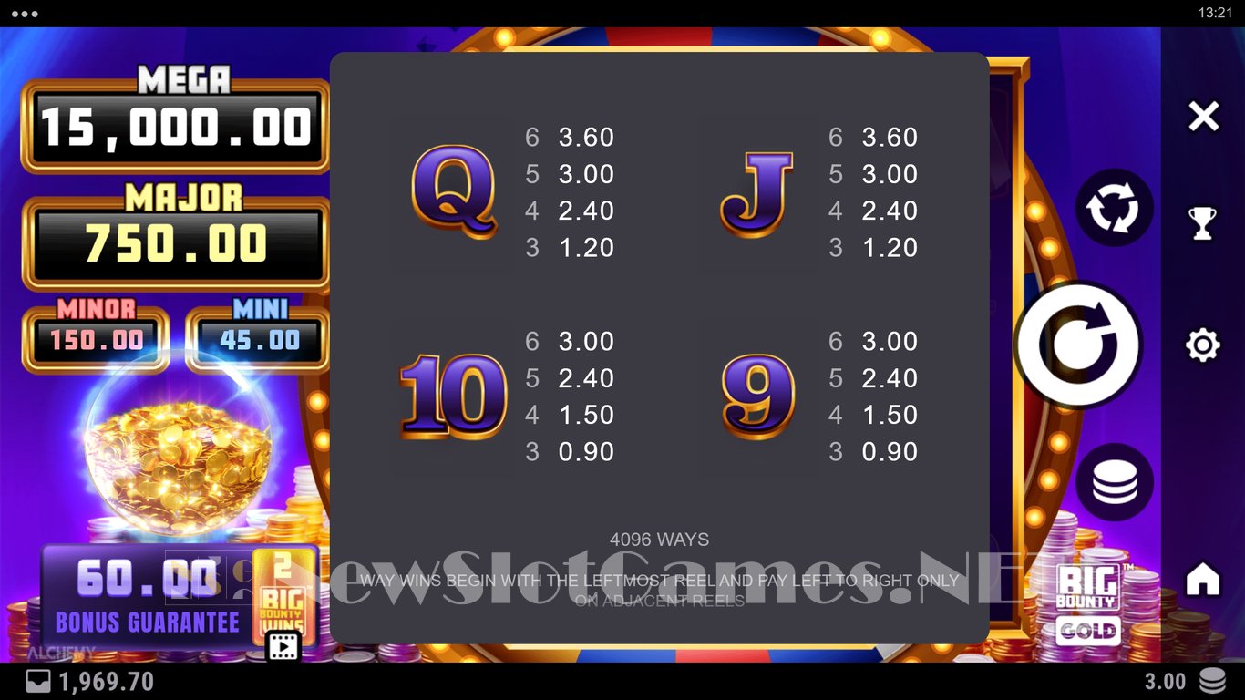 Big Bounty Gold Slot Slot Image in Demo - pic. 13