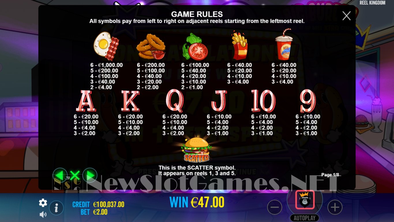 Big Burger Load It Up With Xtra Cheese Slot Slot Image in Demo - pic. 10