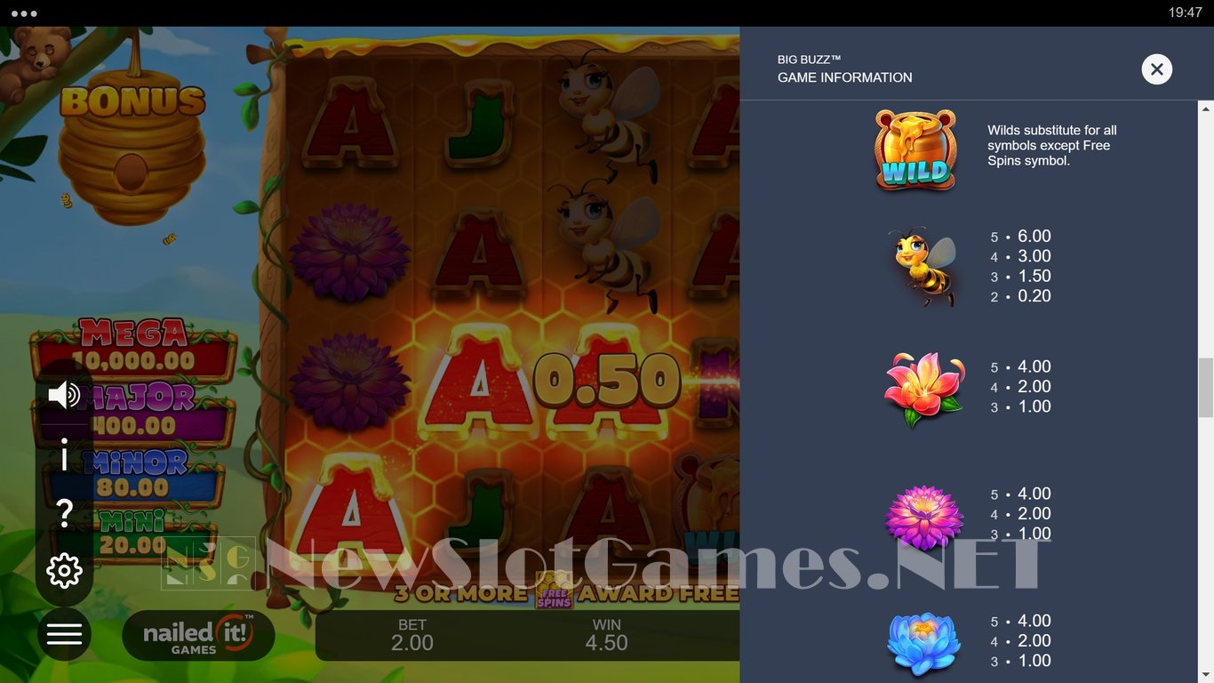 Big Buzz Slot Slot Image in Demo - pic. 8