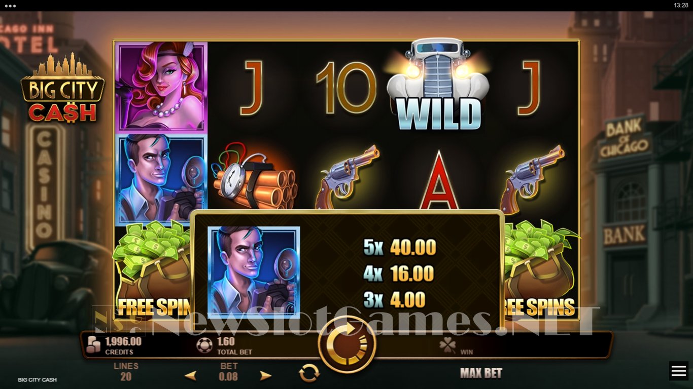 Big City Cash Slot Demo Image