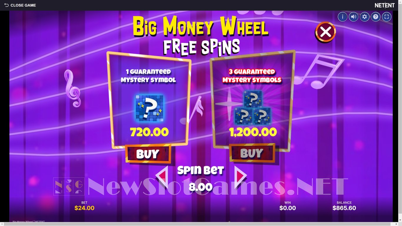 Big Money Wheel Slot Slot Image in Demo - pic. 5