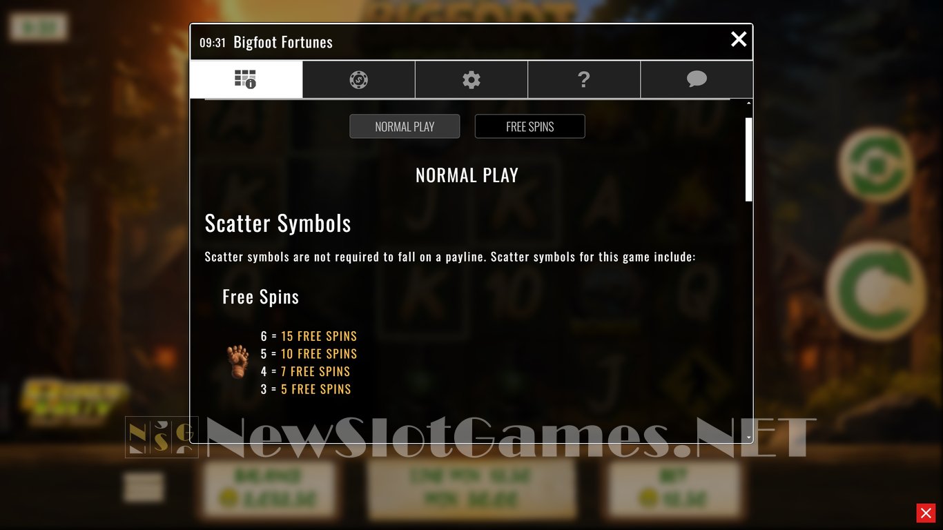 Bigfoot Fortunes Slot Slot Image in Demo - pic. 10