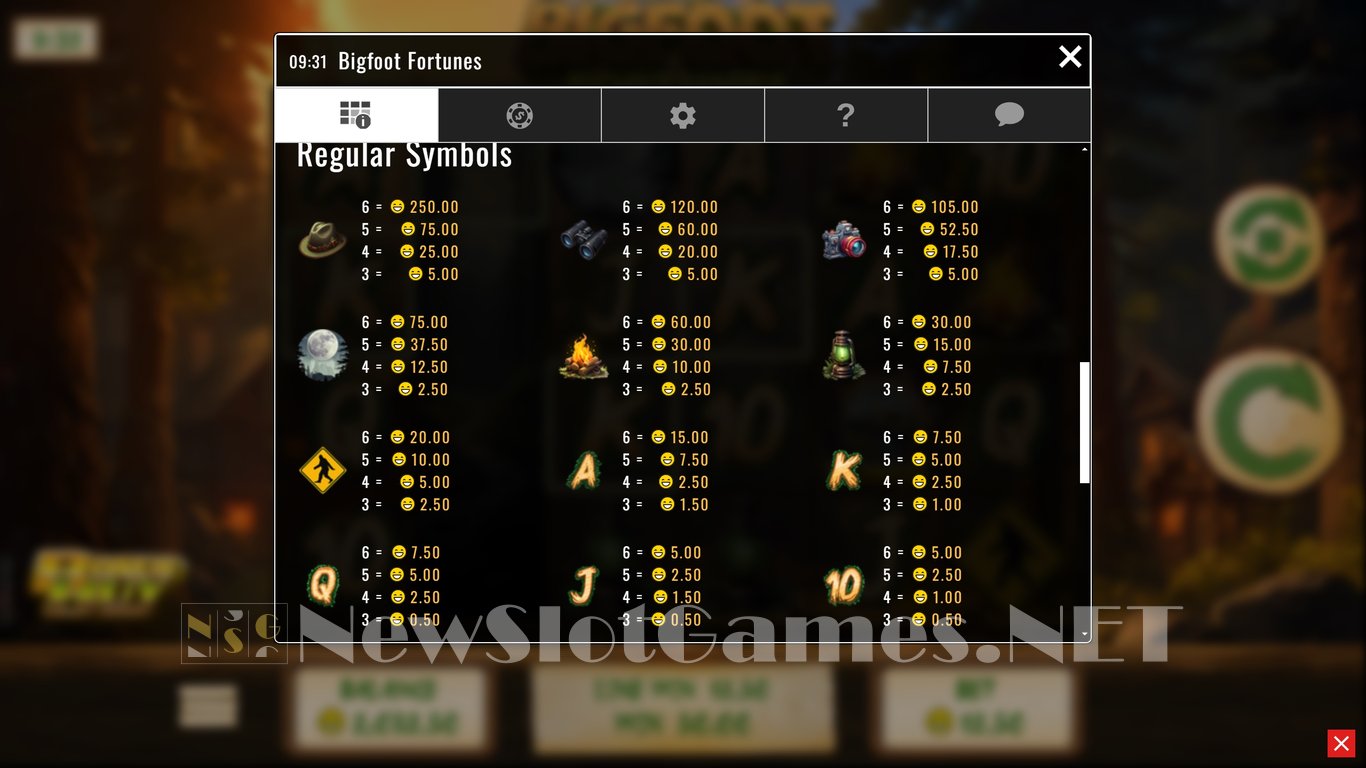 Bigfoot Fortunes Slot Slot Image in Demo - pic. 11