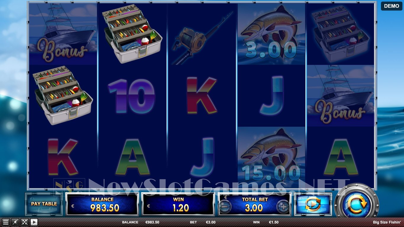 Bigger Size Fishin Slot Slot Image in Demo - pic. 6