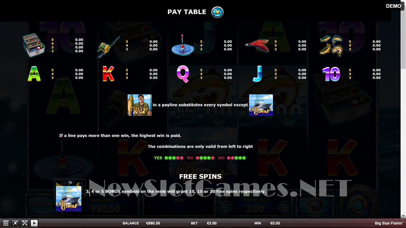 Bigger Size Fishin Slot Slot Image in Demo - pic. 8