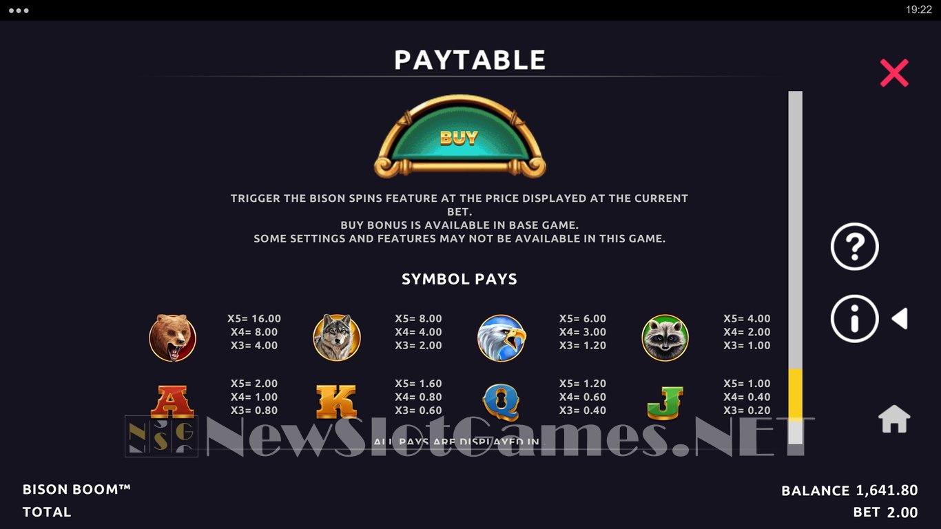 Bison Boom Slot Slot Image in Demo - pic. 14