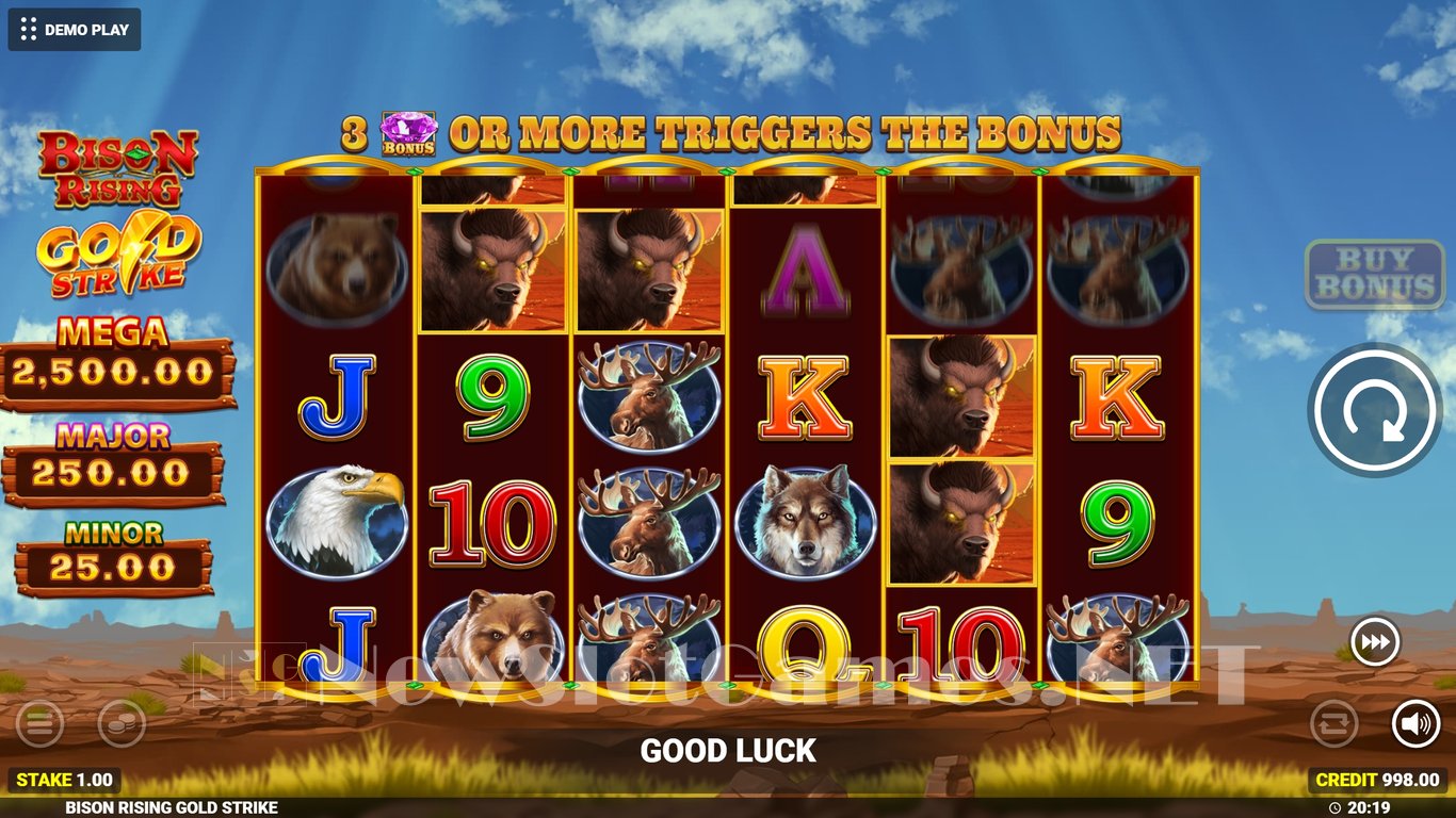 Bison Rising Gold Strike Slot Slot Image in Demo - pic. 2
