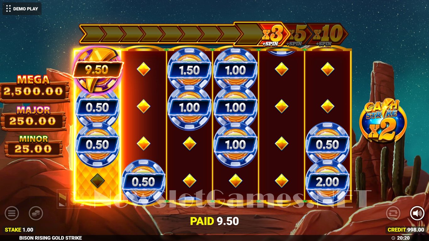 Bison Rising Gold Strike Slot Slot Image in Demo - pic. 8