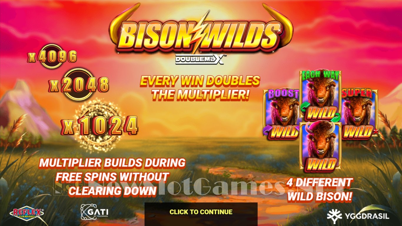 Bison Wilds DoubleMax Slot Demo Image