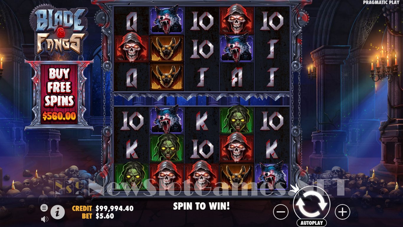 Blade & Fangs Slot Demo Image