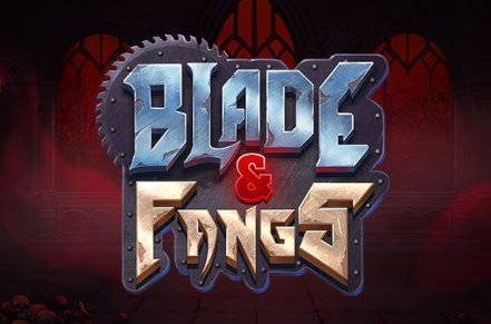 Blade & Fangs Slot Logo