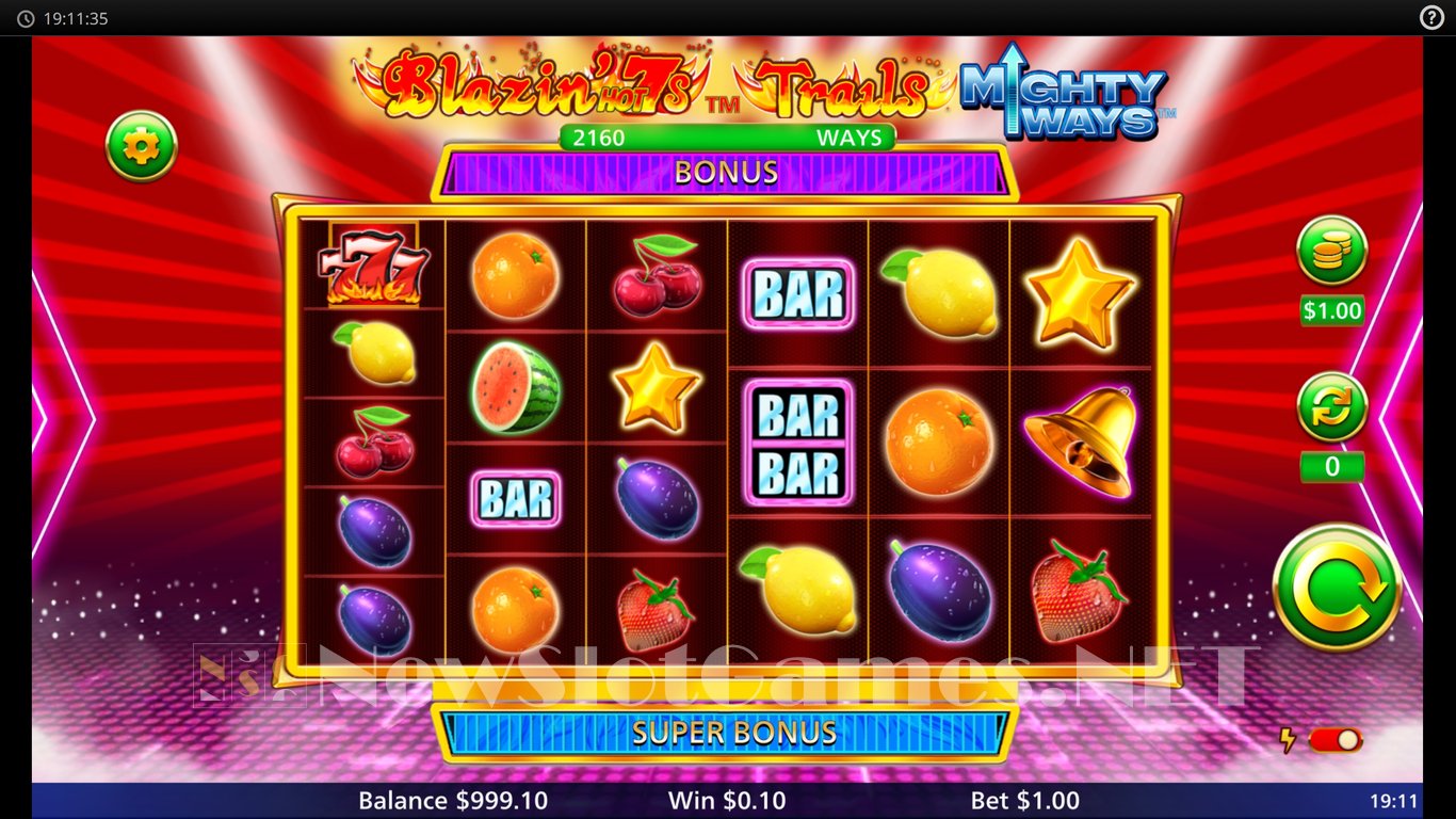 Blazin Hot 7s Trail Mighty Ways Slot Slot Image in Demo - pic. 2