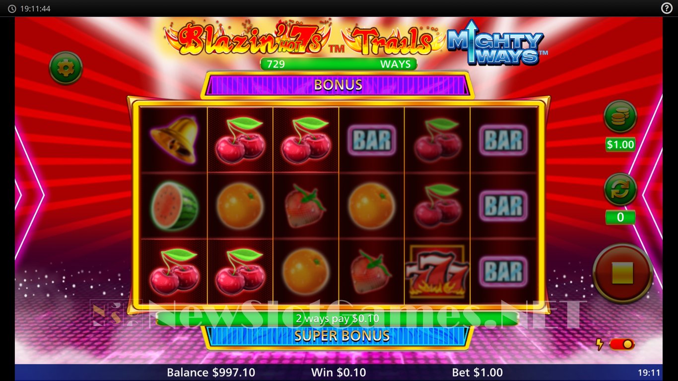 Blazin Hot 7s Trail Mighty Ways Slot Slot Image in Demo - pic. 4