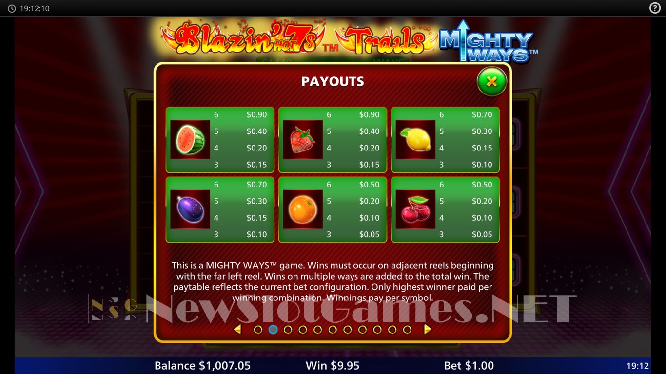 Blazin Hot 7s Trail Mighty Ways Slot Slot Image in Demo - pic. 9