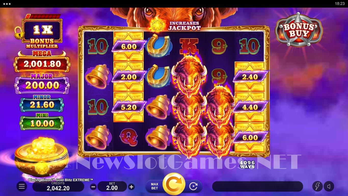 Blazing Bison Gold Blitz Extreme Slot Slot Image in Demo - pic. 3