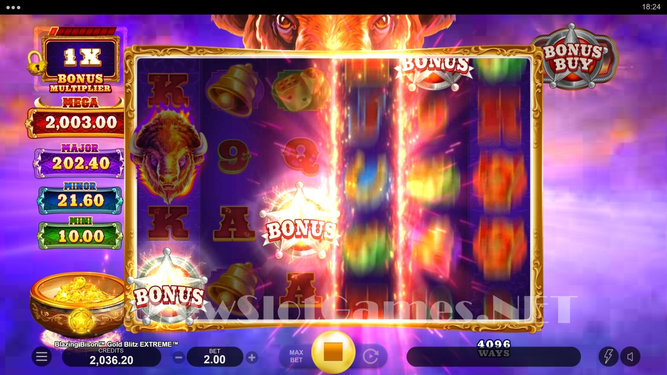 Blazing Bison Gold Blitz Extreme Slot Slot Image in Demo - pic. 4