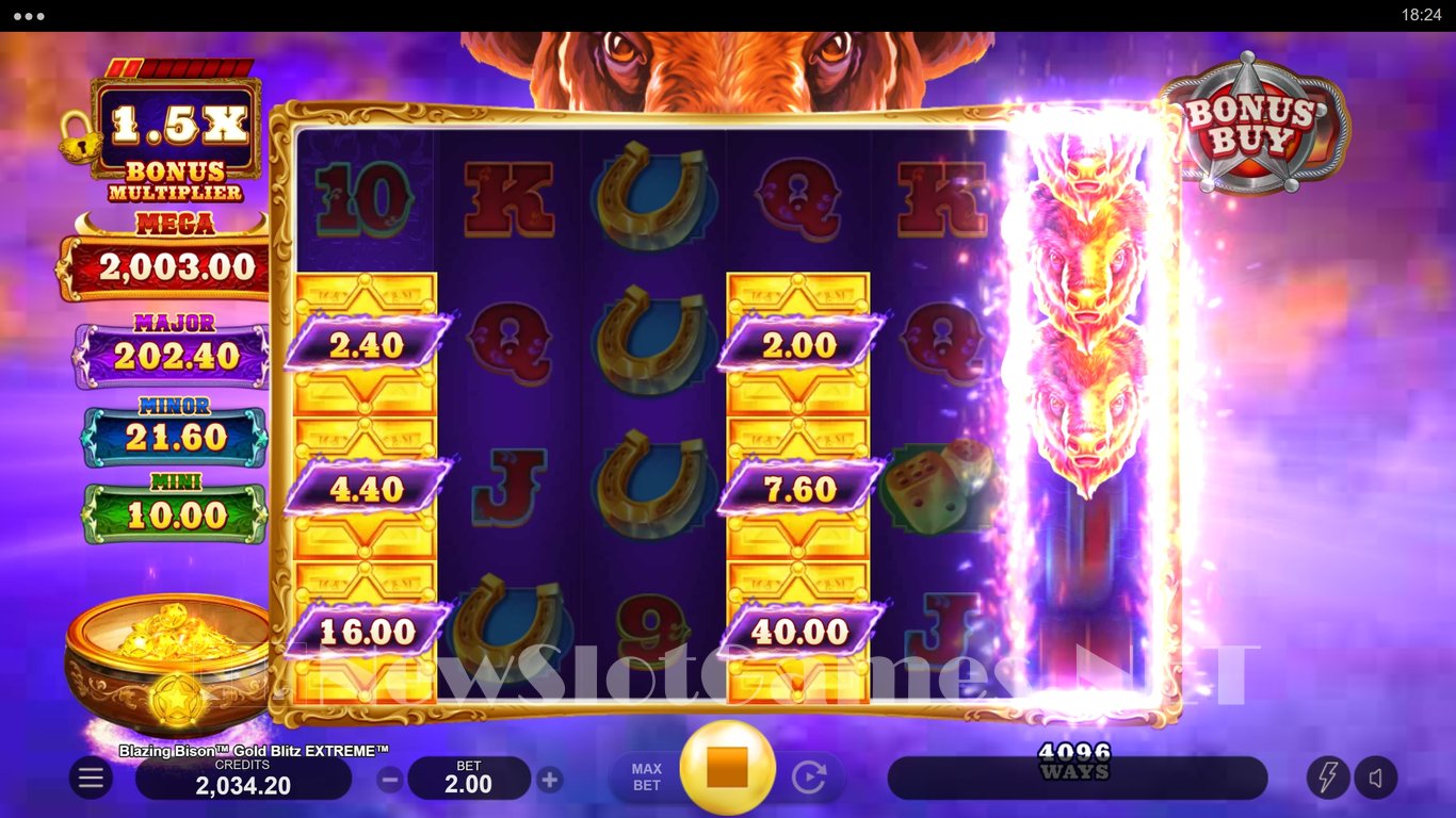 Blazing Bison Gold Blitz Extreme Slot Slot Image in Demo - pic. 5