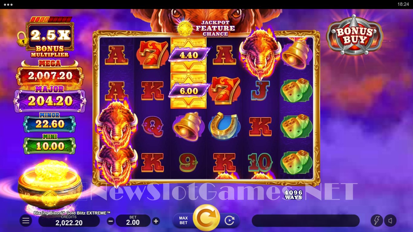 Blazing Bison Gold Blitz Extreme Slot Slot Image in Demo - pic. 6