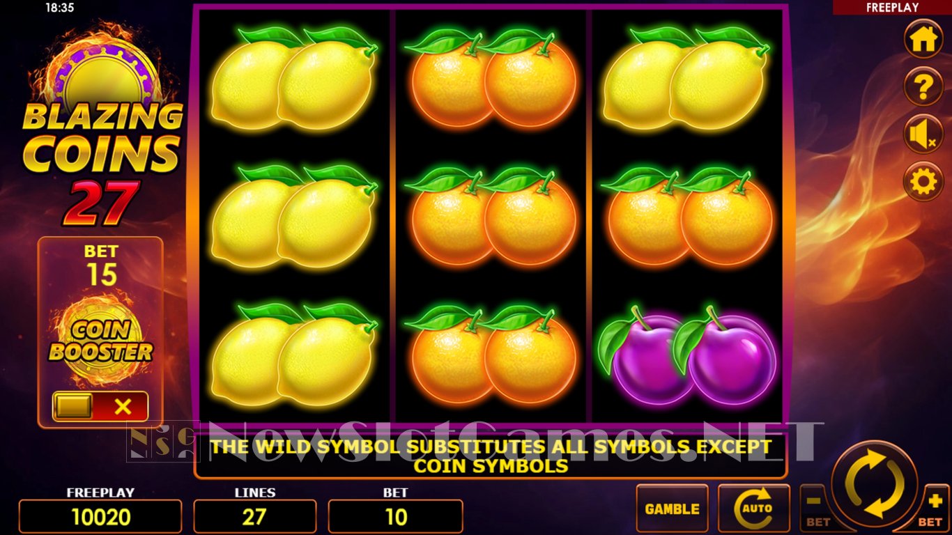 Blazing Coins 27 Slot Slot Image in Demo - pic. 2