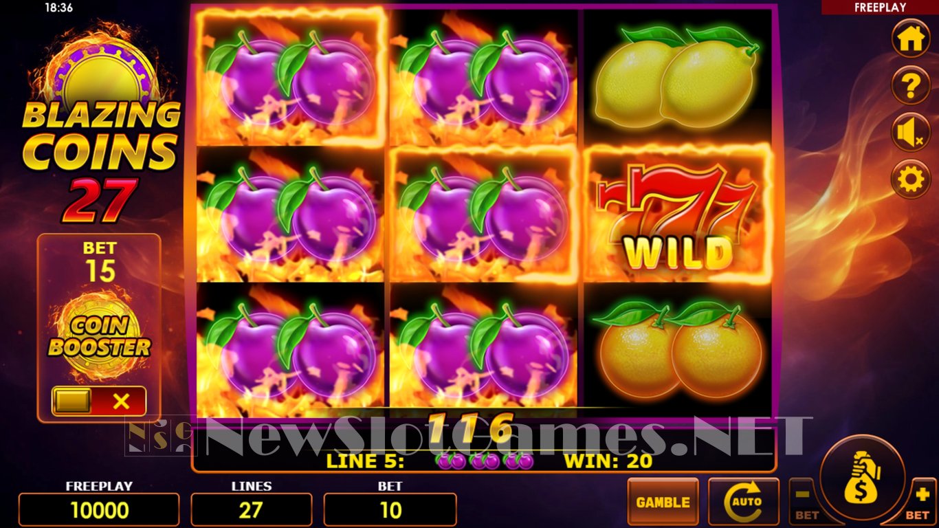 Blazing Coins 27 Slot Slot Image in Demo - pic. 4