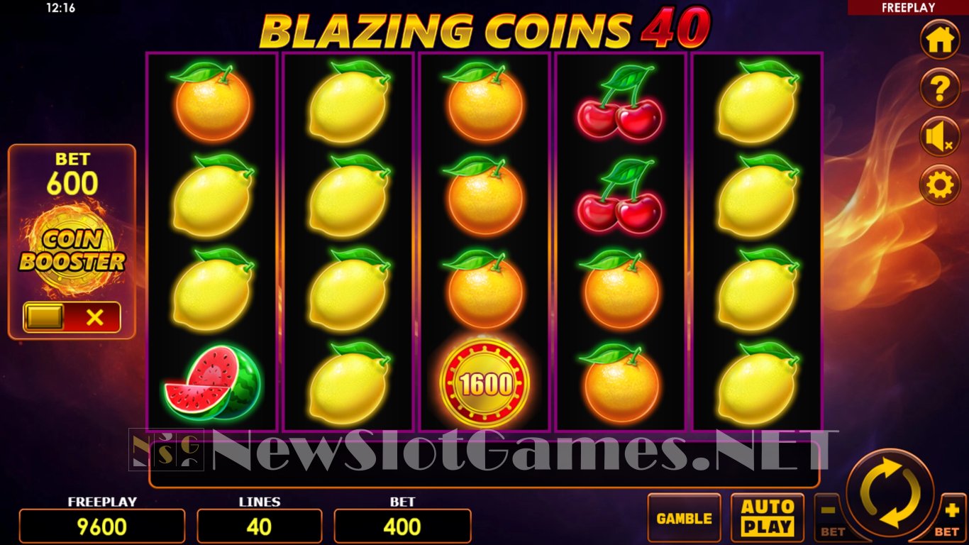 Blazing Coins 40 Slot Demo Image