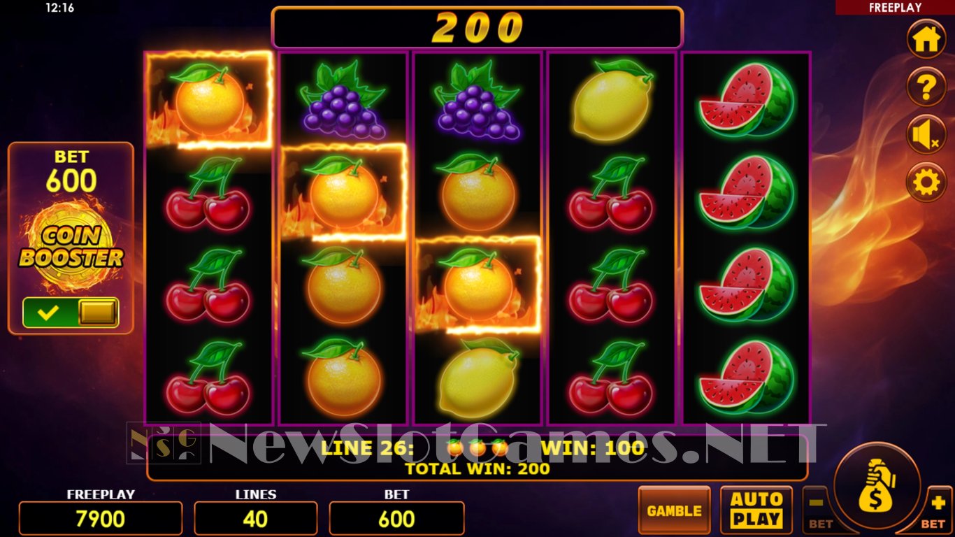 Blazing Coins 40 Slot Slot Image in Demo - pic. 5