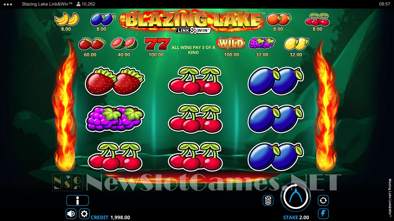Blazing Lake Link & Win Slot Demo Image