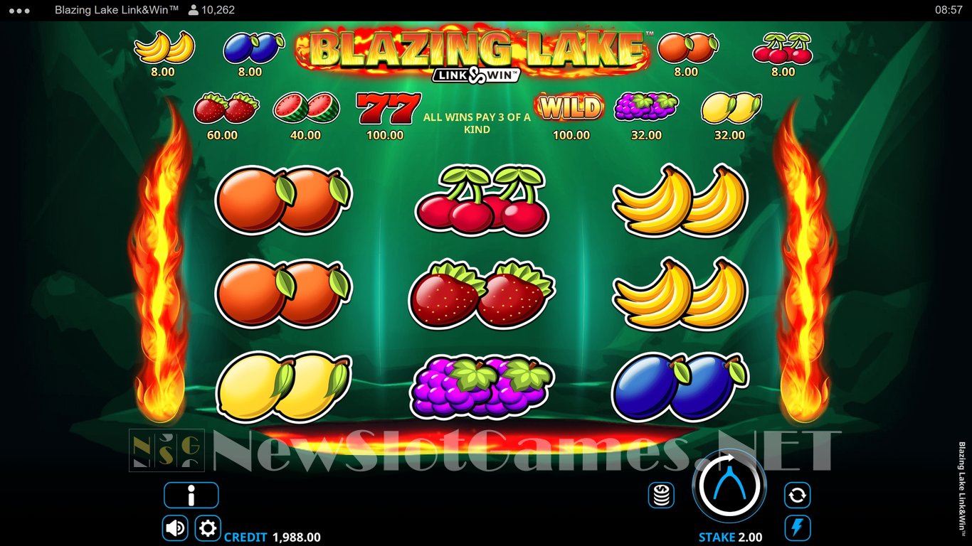 Blazing Lake Link & Win Slot Slot Image in Demo - pic. 3