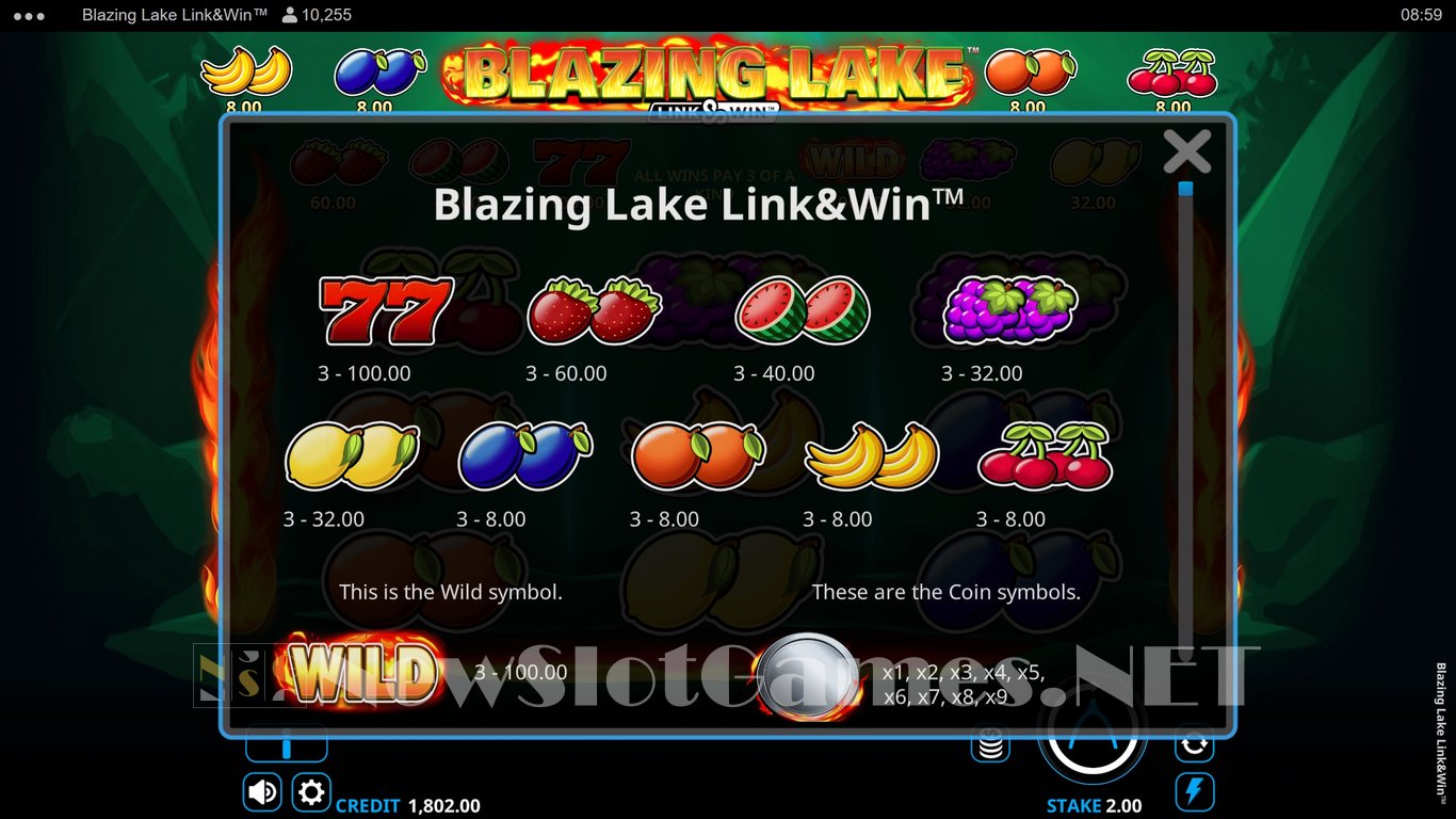 Blazing Lake Link & Win Slot Slot Image in Demo - pic. 5
