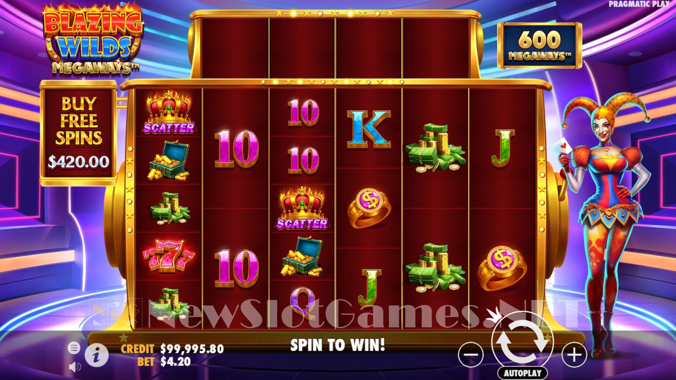 Blazing Wilds Megaways Slot Demo Image