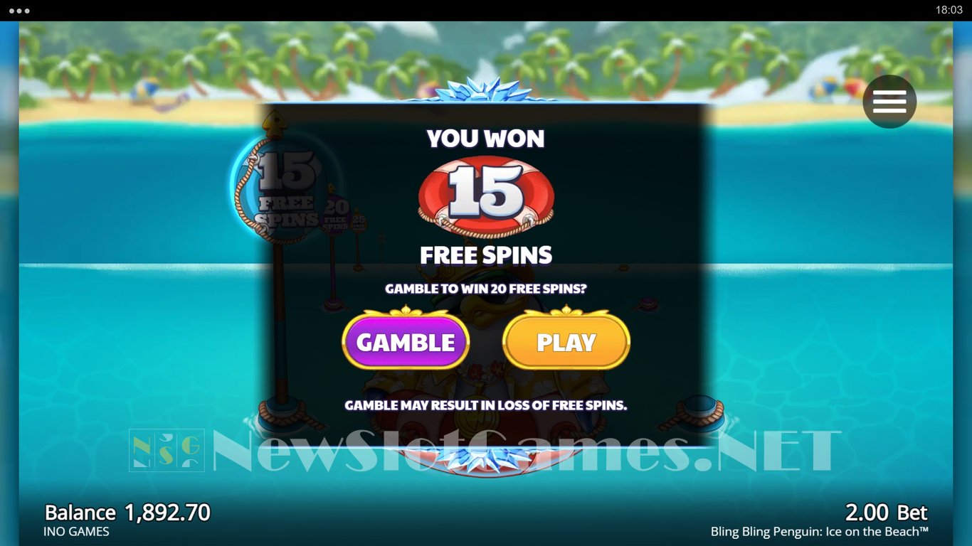 Bling Bling Penguin Ice On The Beach Slot Slot Image in Demo - pic. 10
