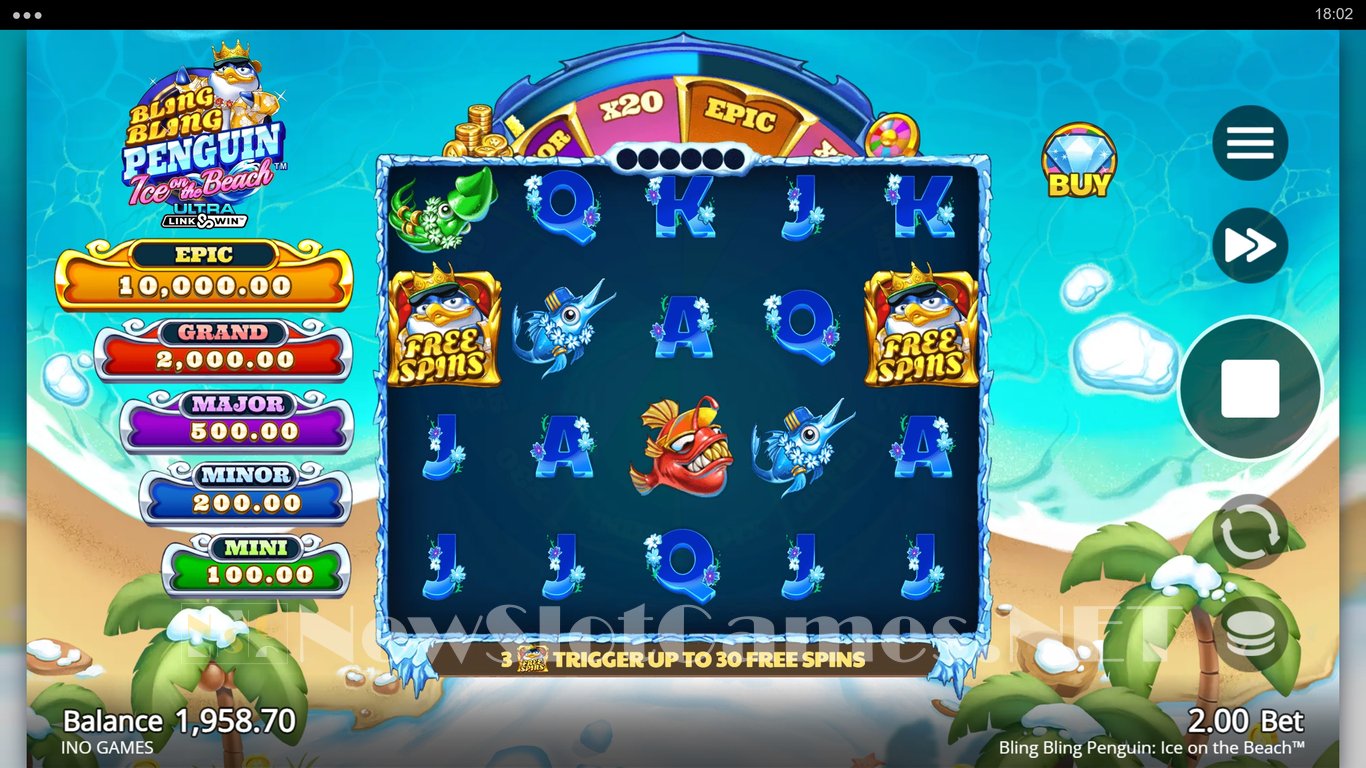 Bling Bling Penguin Ice On The Beach Slot Slot Image in Demo - pic. 4