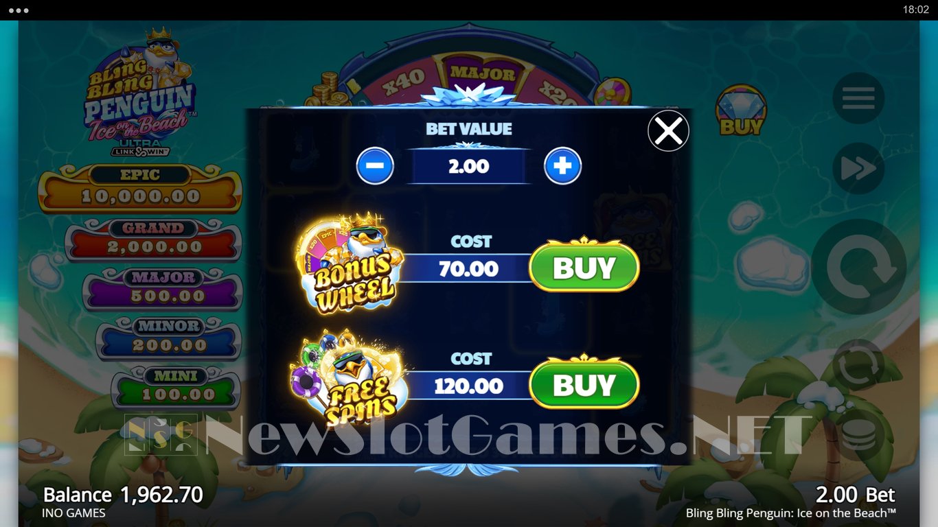 Bling Bling Penguin Ice On The Beach Slot Slot Image in Demo - pic. 6