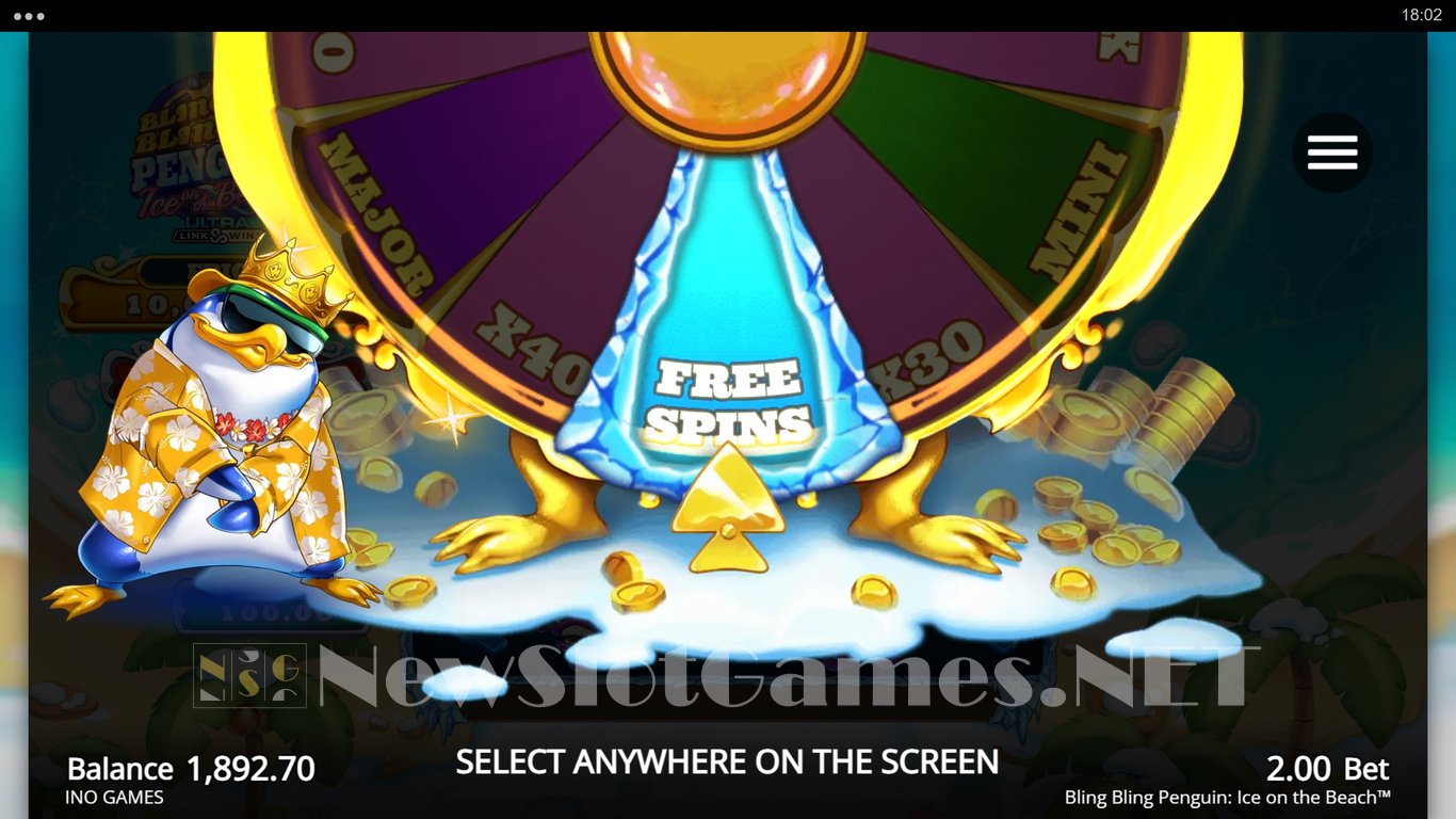 Bling Bling Penguin Ice On The Beach Slot Slot Image in Demo - pic. 8