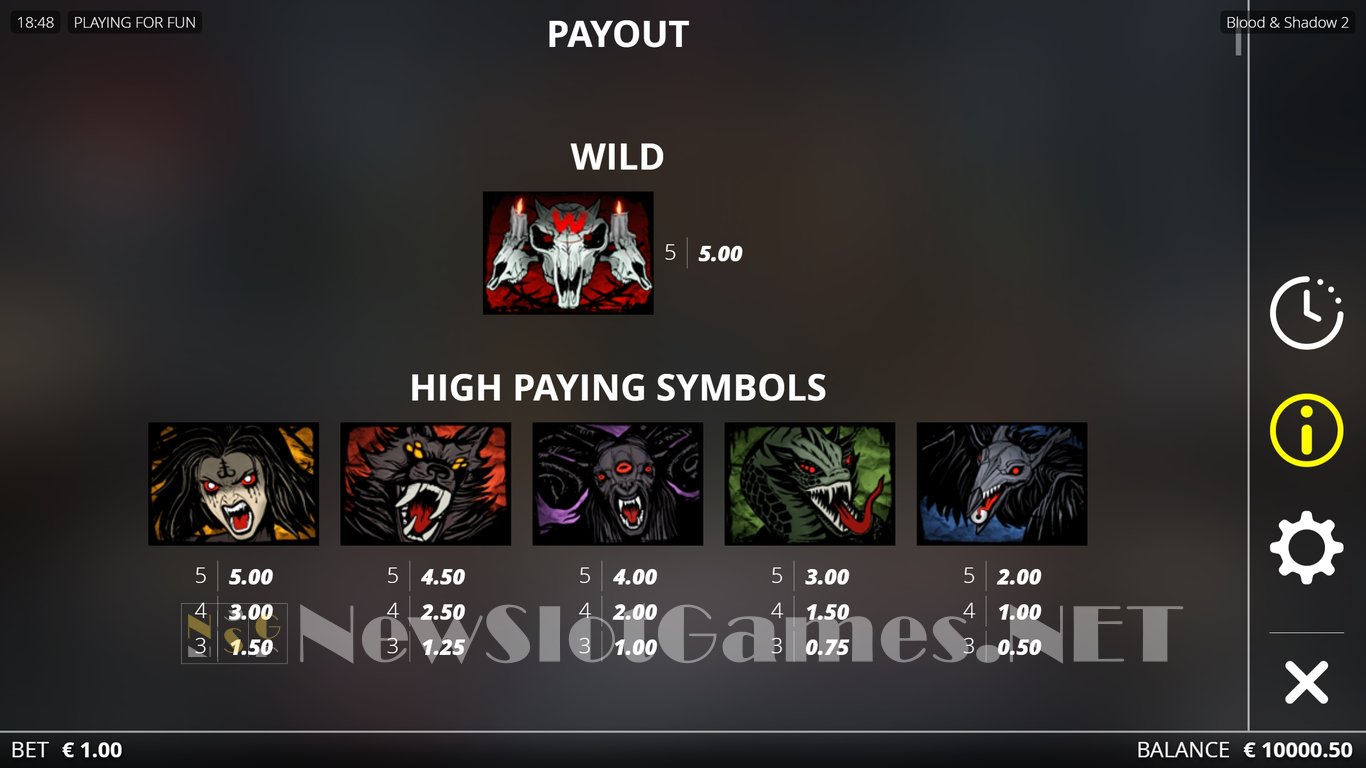 Blood & Shadow 2 Slot Slot Image in Demo - pic. 7