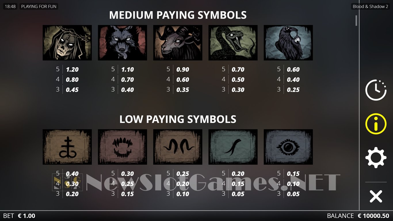 Blood & Shadow 2 Slot Slot Image in Demo - pic. 8