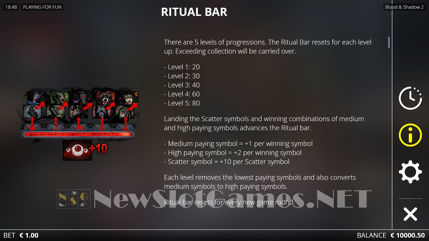 Blood & Shadow 2 Slot Slot Image in Demo - pic. 9
