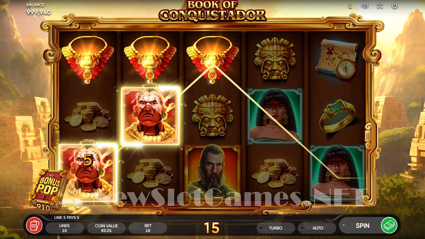 Book of Conquistador Slot Slot Image in Demo - pic. 4