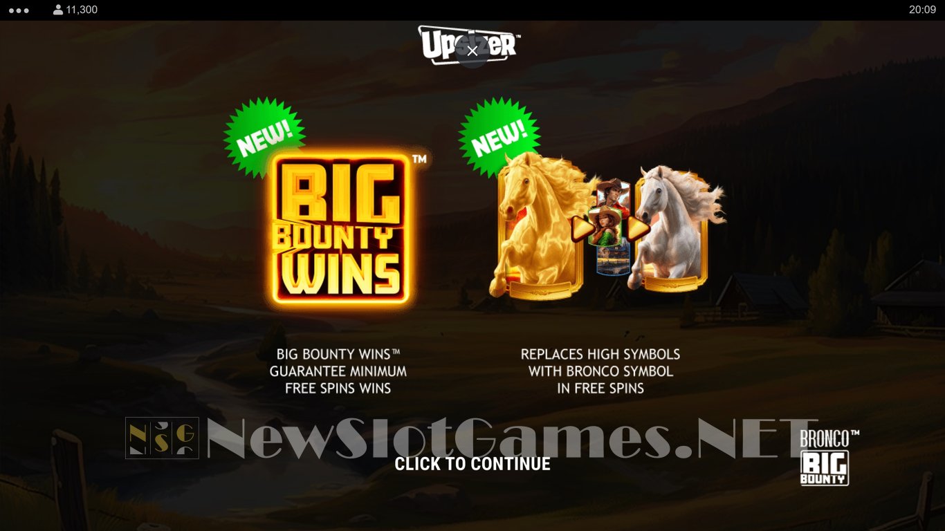 Bronco Big Bounty Slot Demo Image