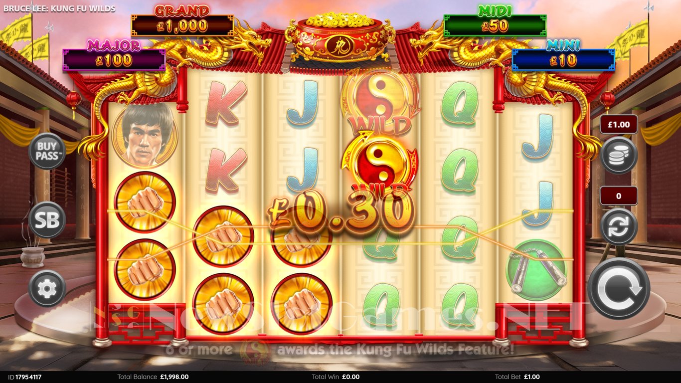 Bruce Lee Kung Fu Wilds Slot Slot Image in Demo - pic. 3