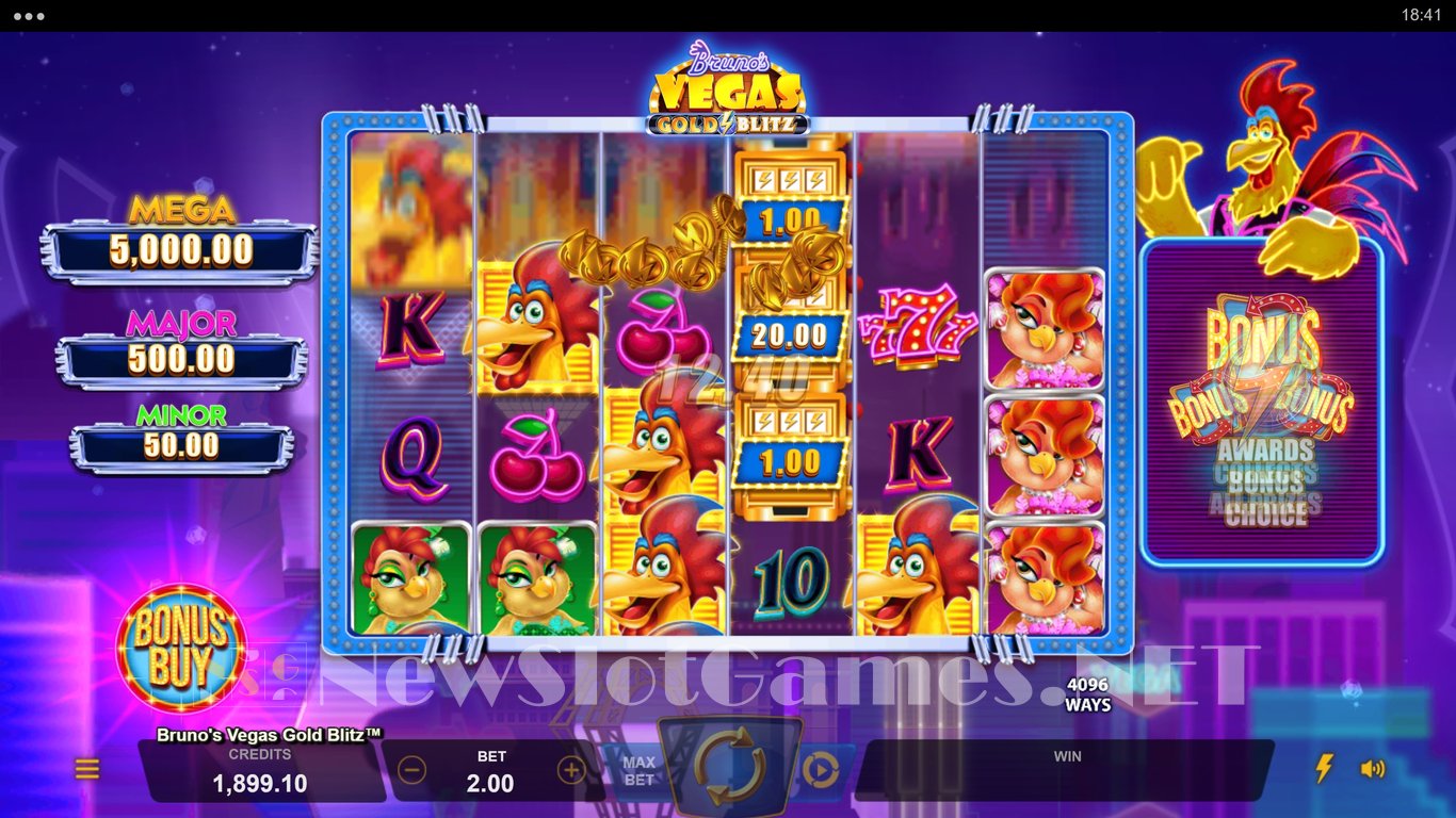 Brunos Vegas Gold Blitz Slot Slot Image in Demo - pic. 2