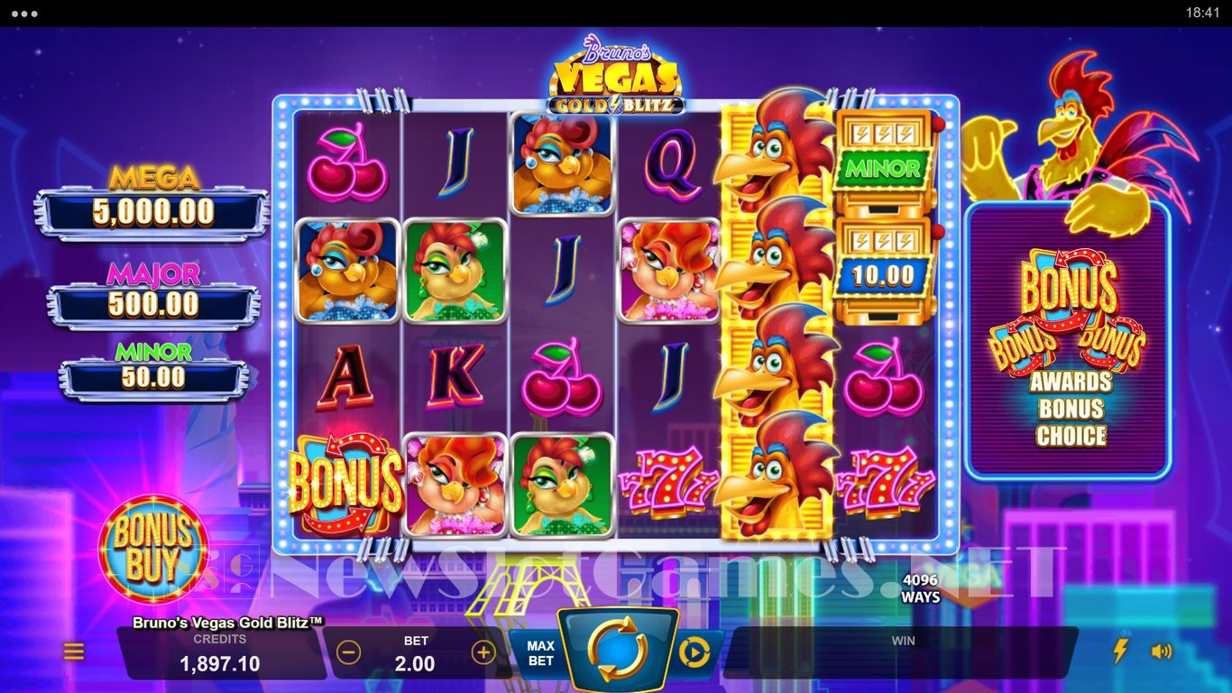 Brunos Vegas Gold Blitz Slot Slot Image in Demo - pic. 4