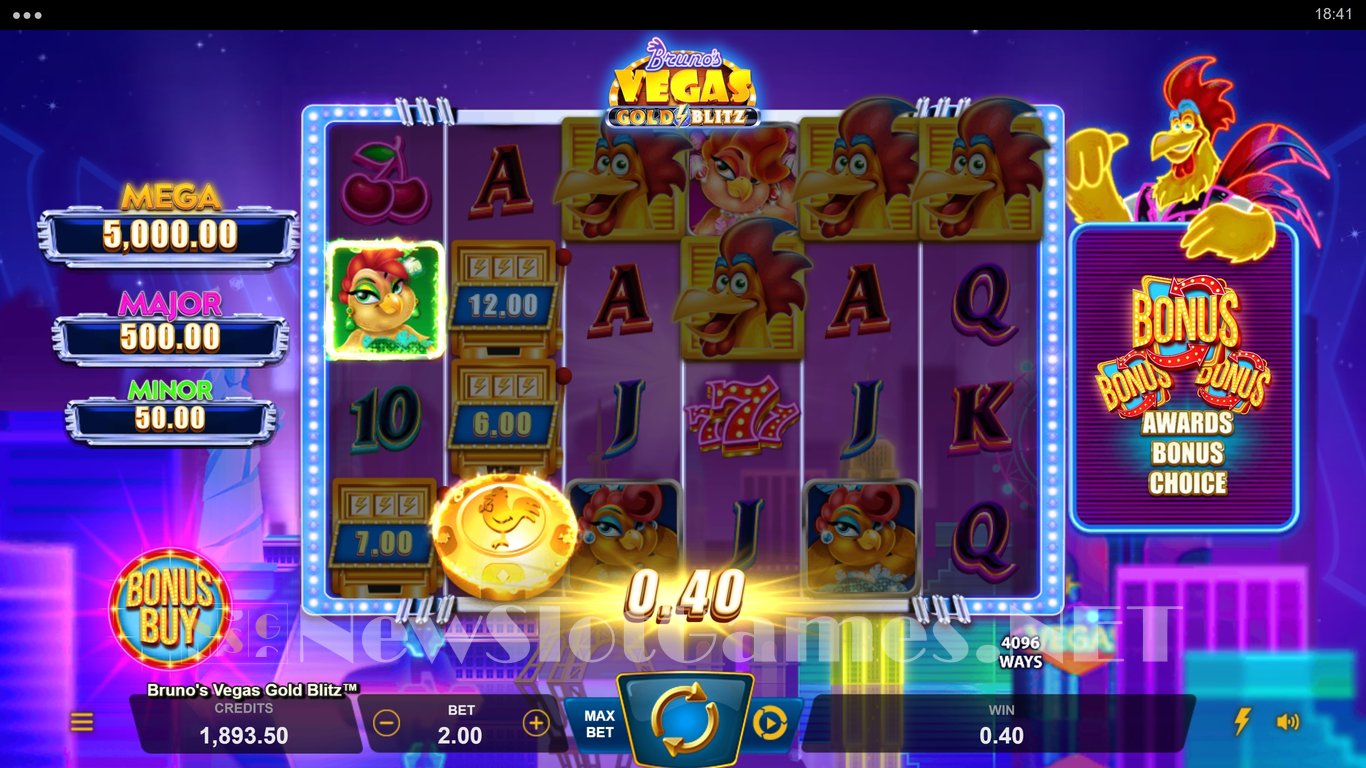 Brunos Vegas Gold Blitz Slot Slot Image in Demo - pic. 5