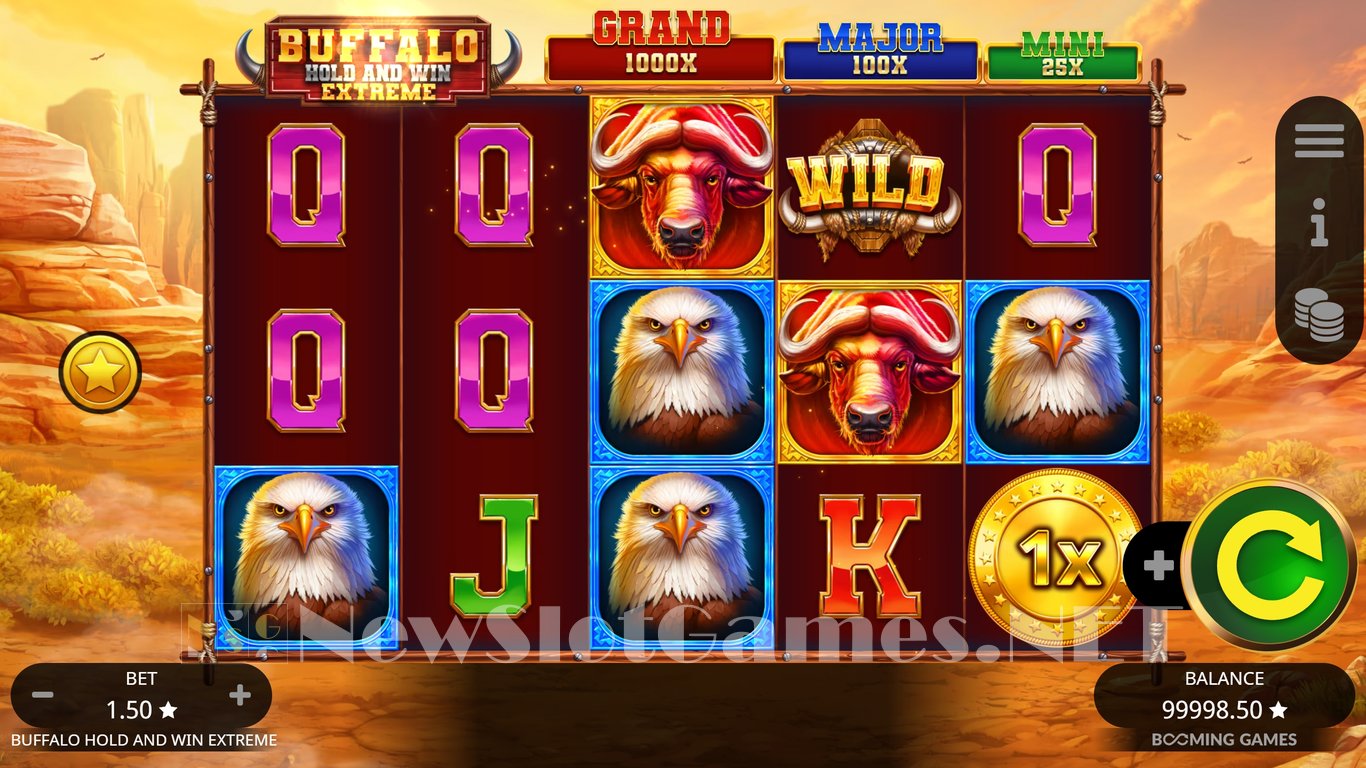 Buffalo Hold and Win Extreme Slot Slot Image in Demo - pic. 2